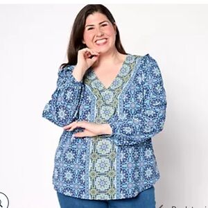 Belle boho by Kim Gravel boho chic blouse